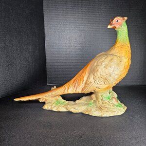 Creative Co-Op, Resin Pheasant, Multi Colored Figurine, Thanksgiving Decor